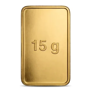 شمش طلای 15 گرمی